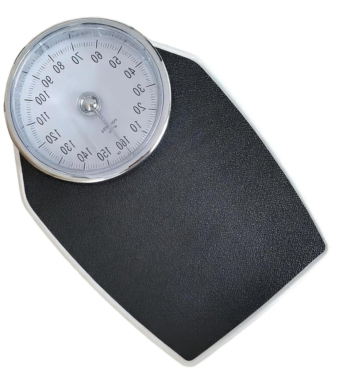 Mechanische Personenweegschaal - Analoog Gewichtsapparaat - Gezondheid Monitoren - Groot Display - 350 Pond Capaciteit - Zilver