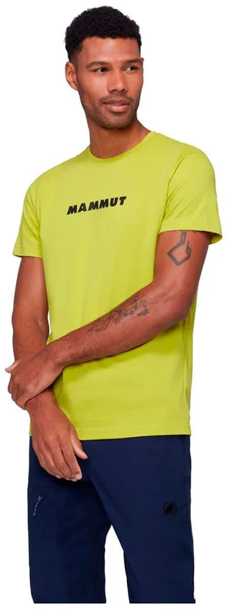 Mammut Core Logo T-shirt Met Korte Mouwen Geel M Man