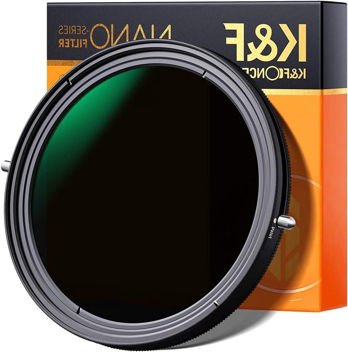 Camera Filter - Lens Filter - Betere Foto's Maken - 2-in-1 ND en CPL - 55mm - Zwart