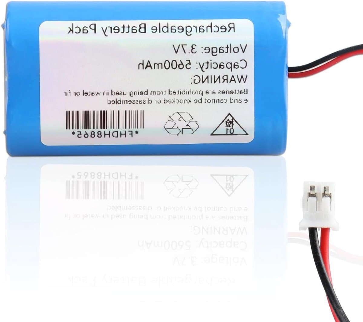 Oplaadbare lithium batterij 3.7V 5600mAh voor Bluetooth speaker, POS machine, verlichting en meer