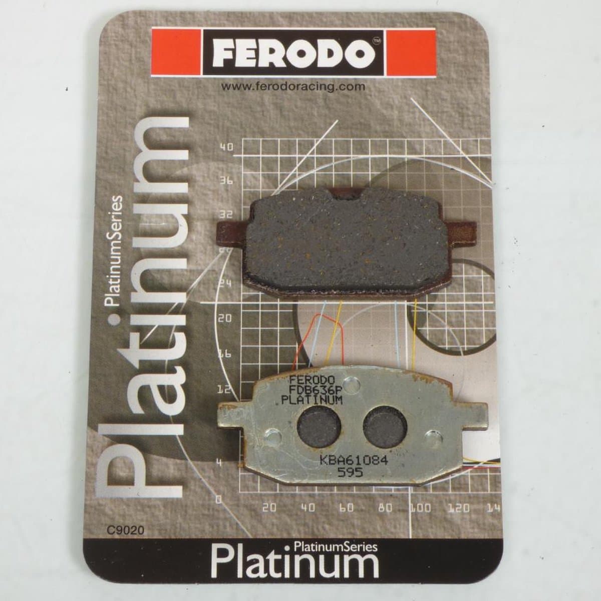 Plaquette de frein Ferodo pour Scooter PGO 50 Big max 2004 à 2005 AV Neuf