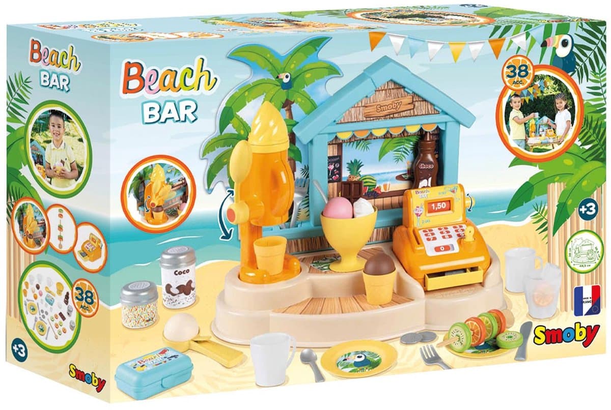 Smoby - Beach bar met ijsmachine en kassa