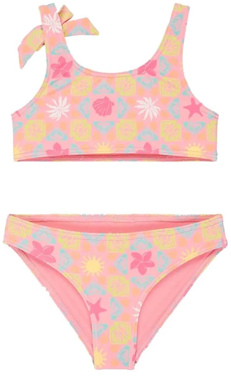 Roxy Check St Tw Bralette Bikini Roze 2 Years Meisje
