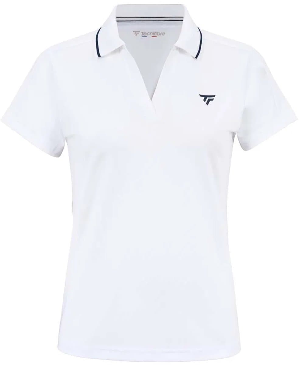 Tecnifibre Team Tech Korte Mouw Poloshirt Wit XL Vrouw
