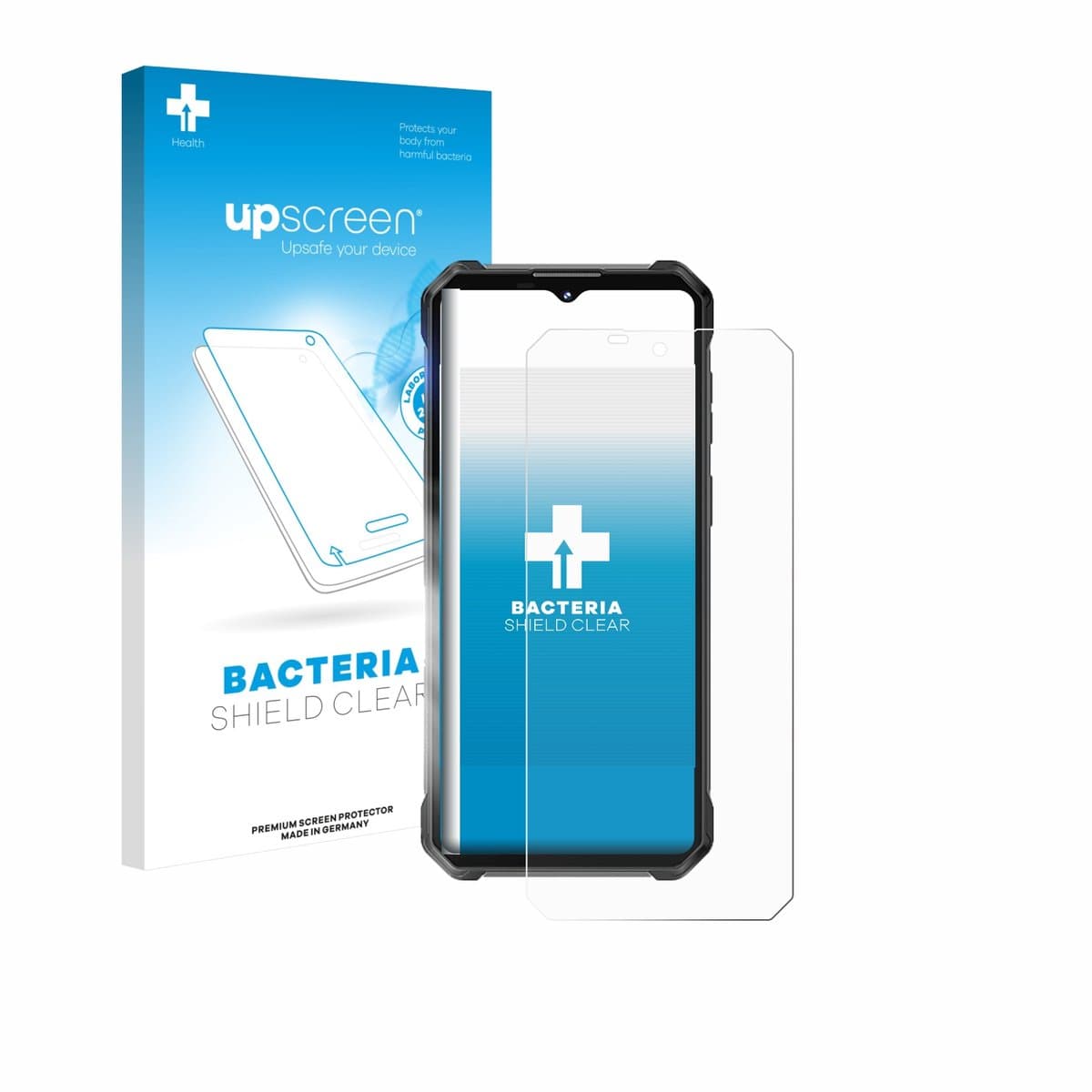 upscreen - Screenprotector voor Oukitel WP53 Pro - Folie Beschermfolie transparant antibacterieel