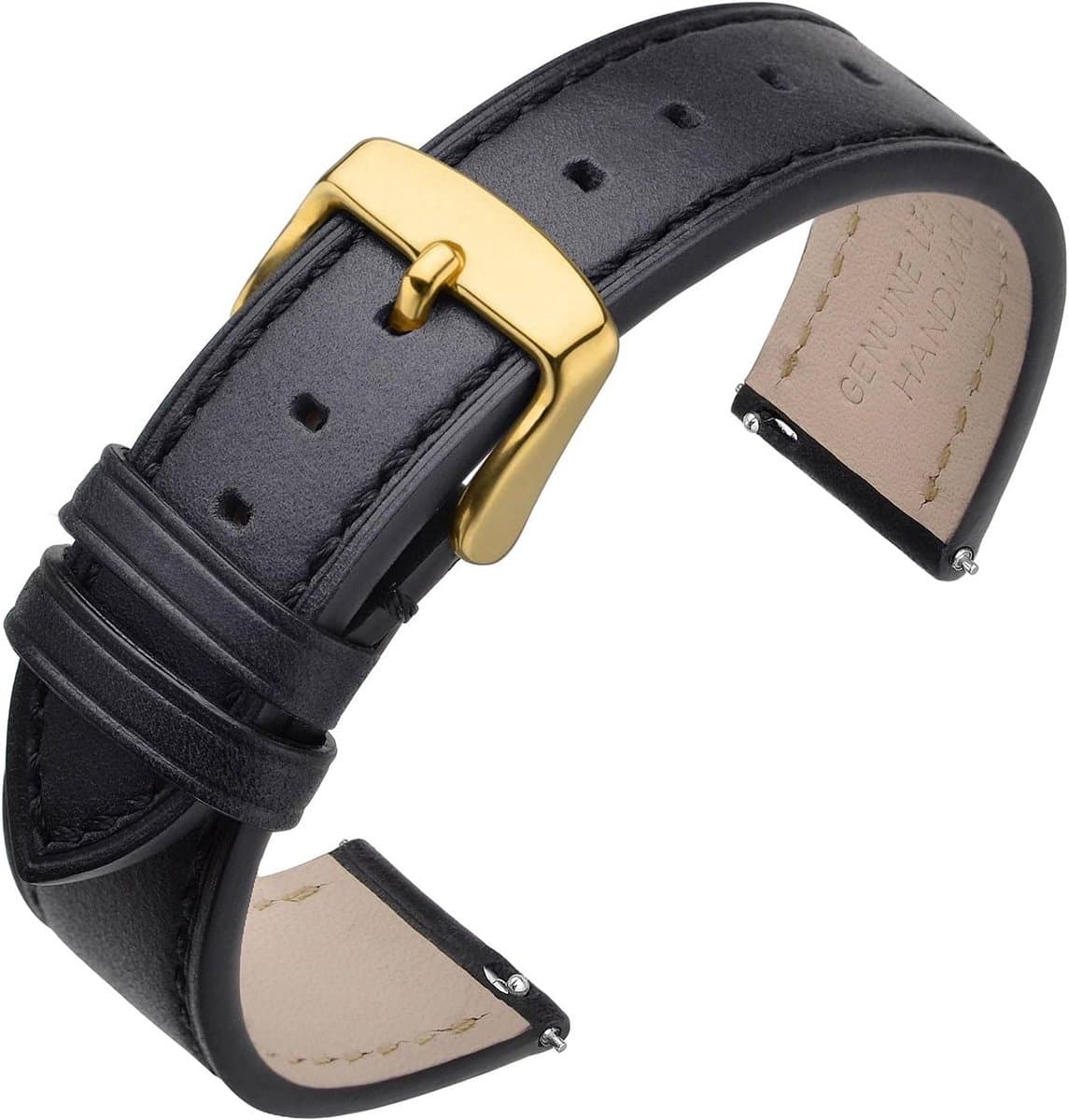 Leren Horlogeband Quick Release 16 t/m 22 mm Geschikt voor Smartwatch en Traditioneel