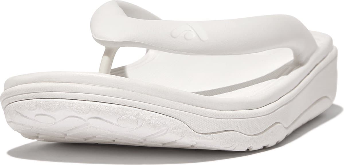 FitFlop Relieff Recovery Toe-Post Sandals Dames Slippers - Urban Wit