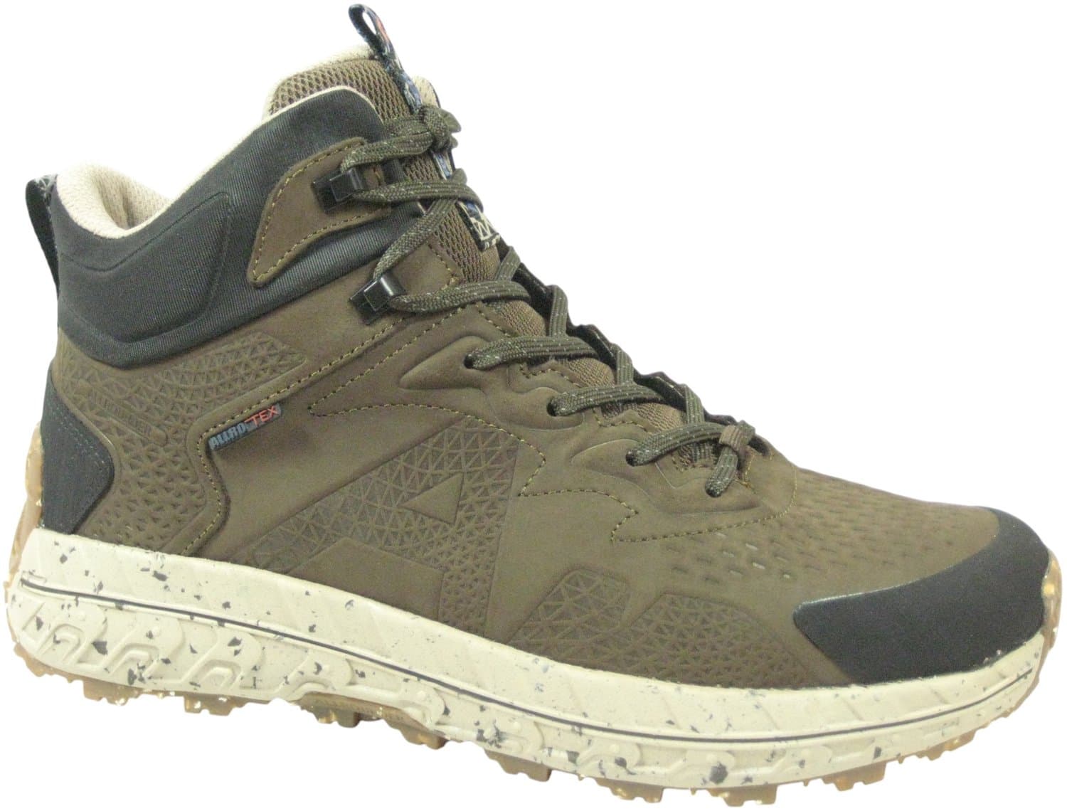 Allrounder by Mephisto - Heren wandelschoen half hoog - Veel demping - Bruin - Maat 44.5