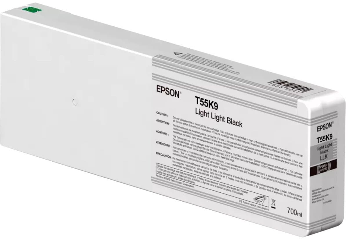 Epson T55K900 inktcartridge 1 stuk origineel lichtzwart