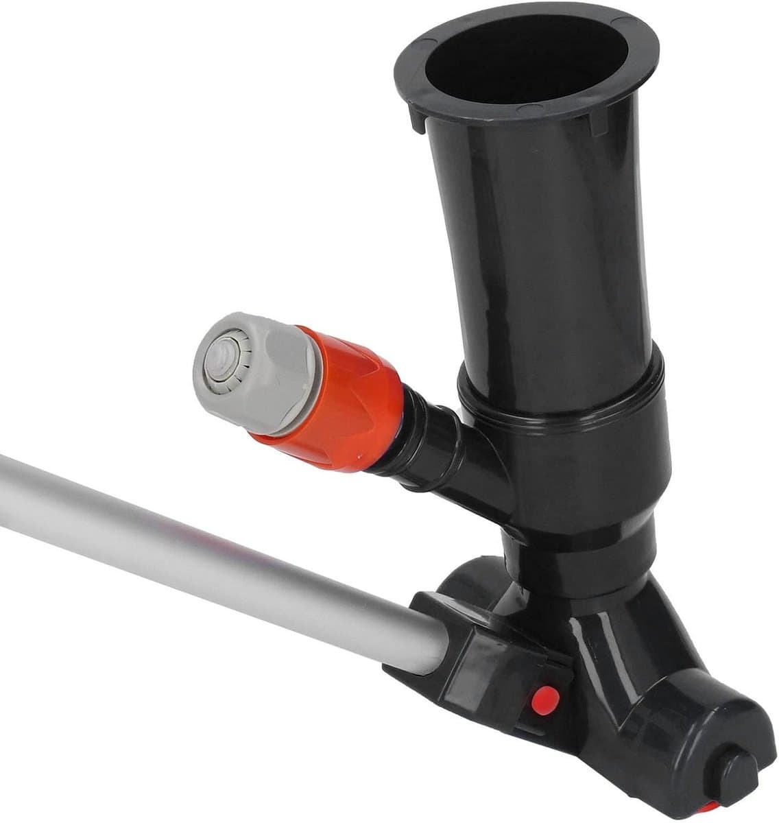 Pond Stofzuiger - Zwembad Reiniger - Water Oppervlak Reinigen - Met Aluminium Rod - 5 Delen - Zwart