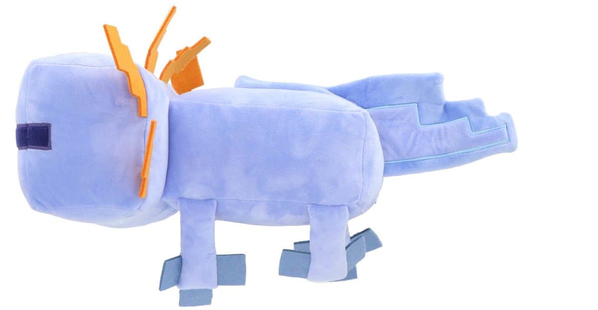 OttoSimon Minecraft knuffel Blue Axolotl 44 cm speelgoed.