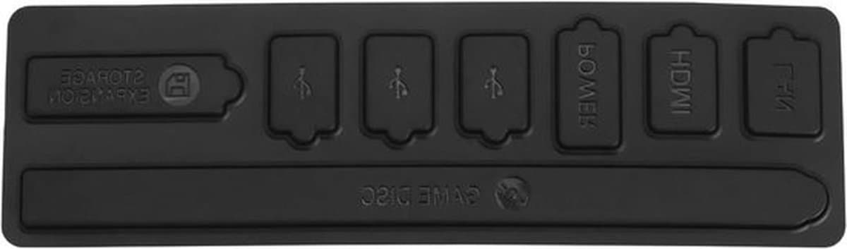 Stofdichte Siliconen Stofstop Set - Console - 8-Delige Set - Stofkap - Stopper - Geschikt voor XBOX Series S X - Siliconen Jackstofstop Set