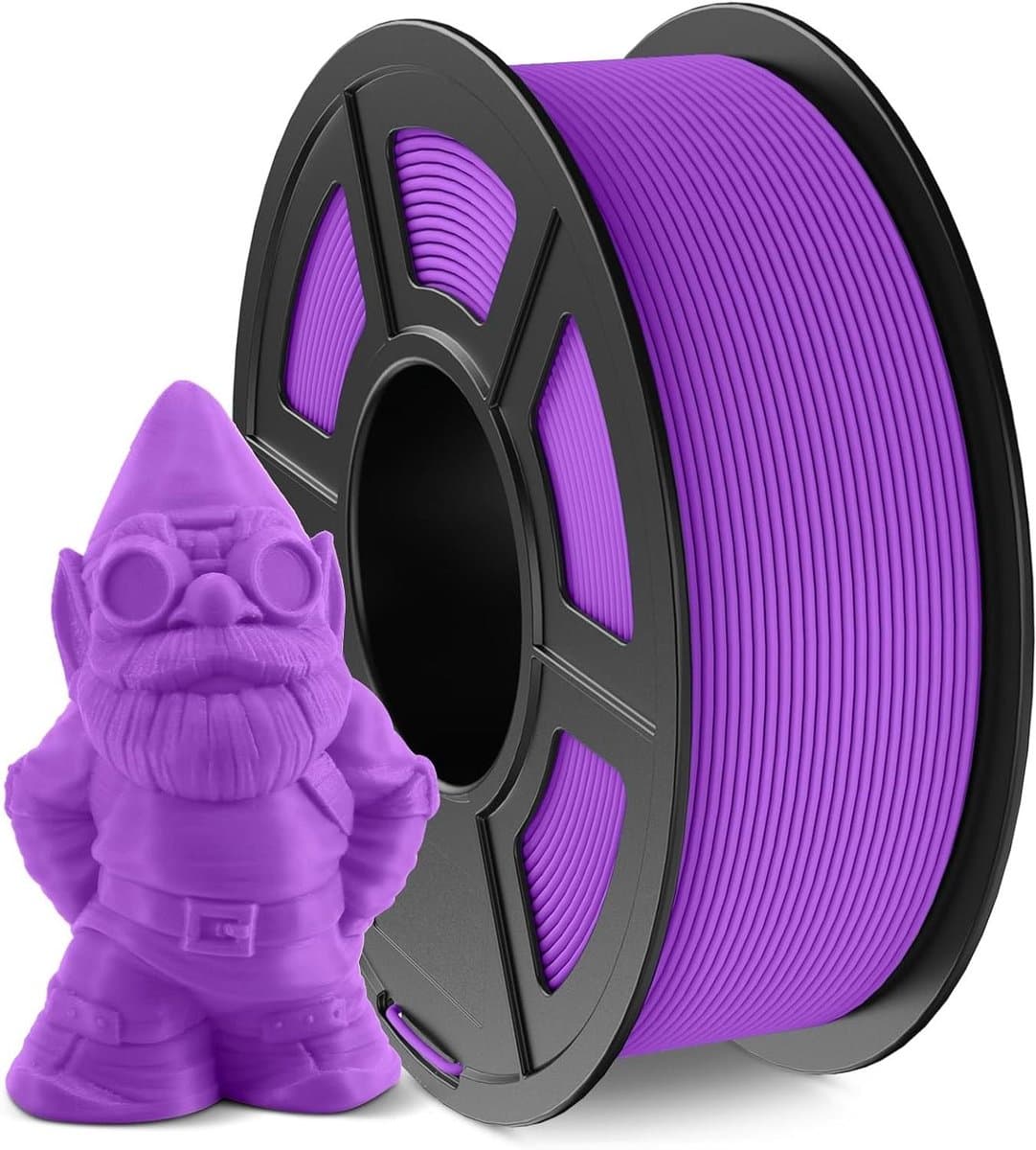 PLA Filament - 3D Printer Materiaal - 3D Prints Maken - Matte Afwerking - 1.1 kg Paars - Paars