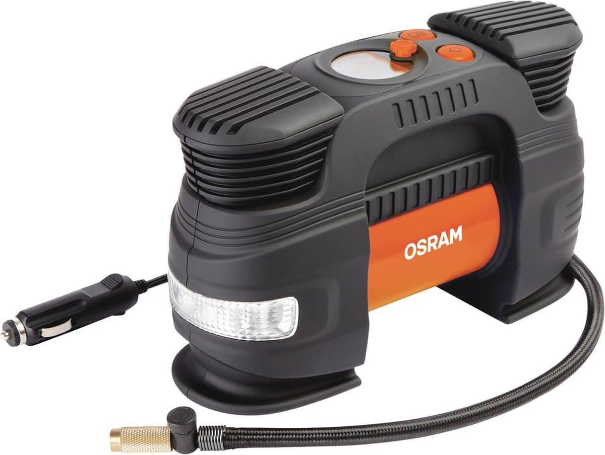 Osram Automotive TYREinflate 830 Compressor 5.5 bar Automatische afschakeling, Digitaal display, Met werklamp, Met Powe