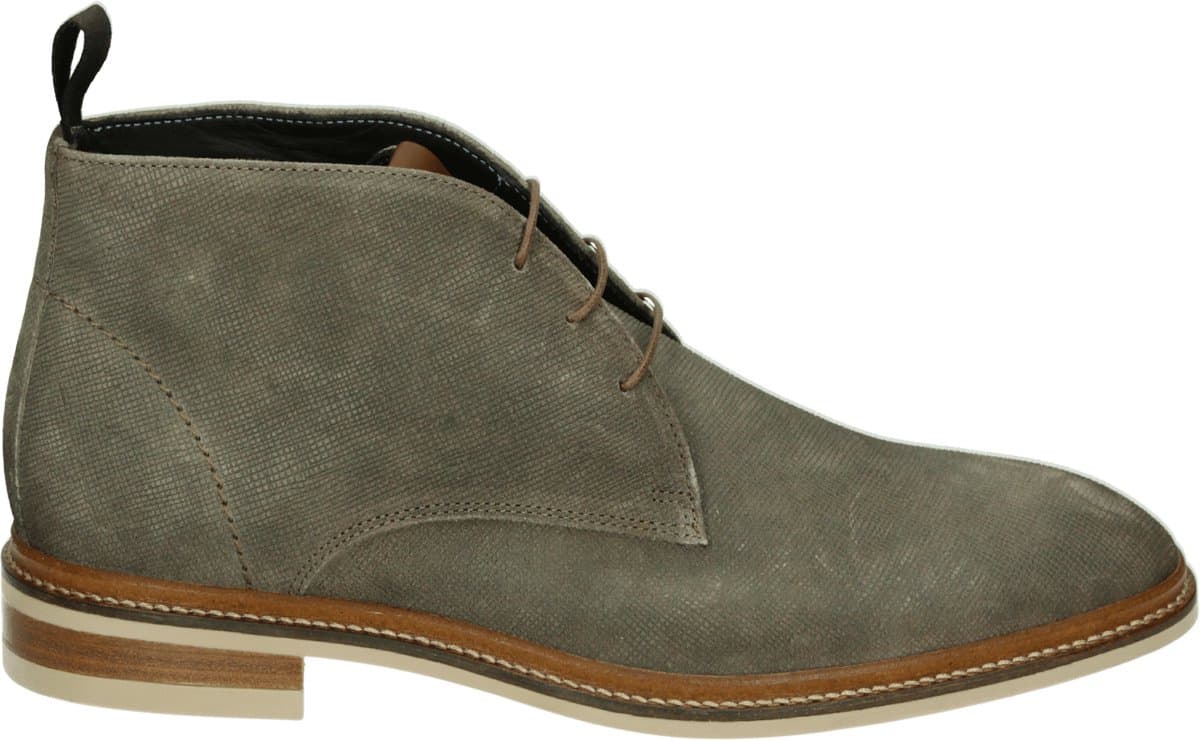 Giorgio - HE85812 - Vrije tijd half-hoogHeren veterschoenHeren sneakers - Kleur: Taupe - Maat: 43