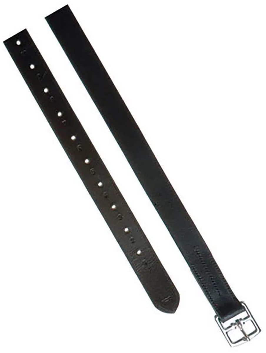 Hispano Hipica English Stijgbeugelriemen Zwart 20 x 120 cm