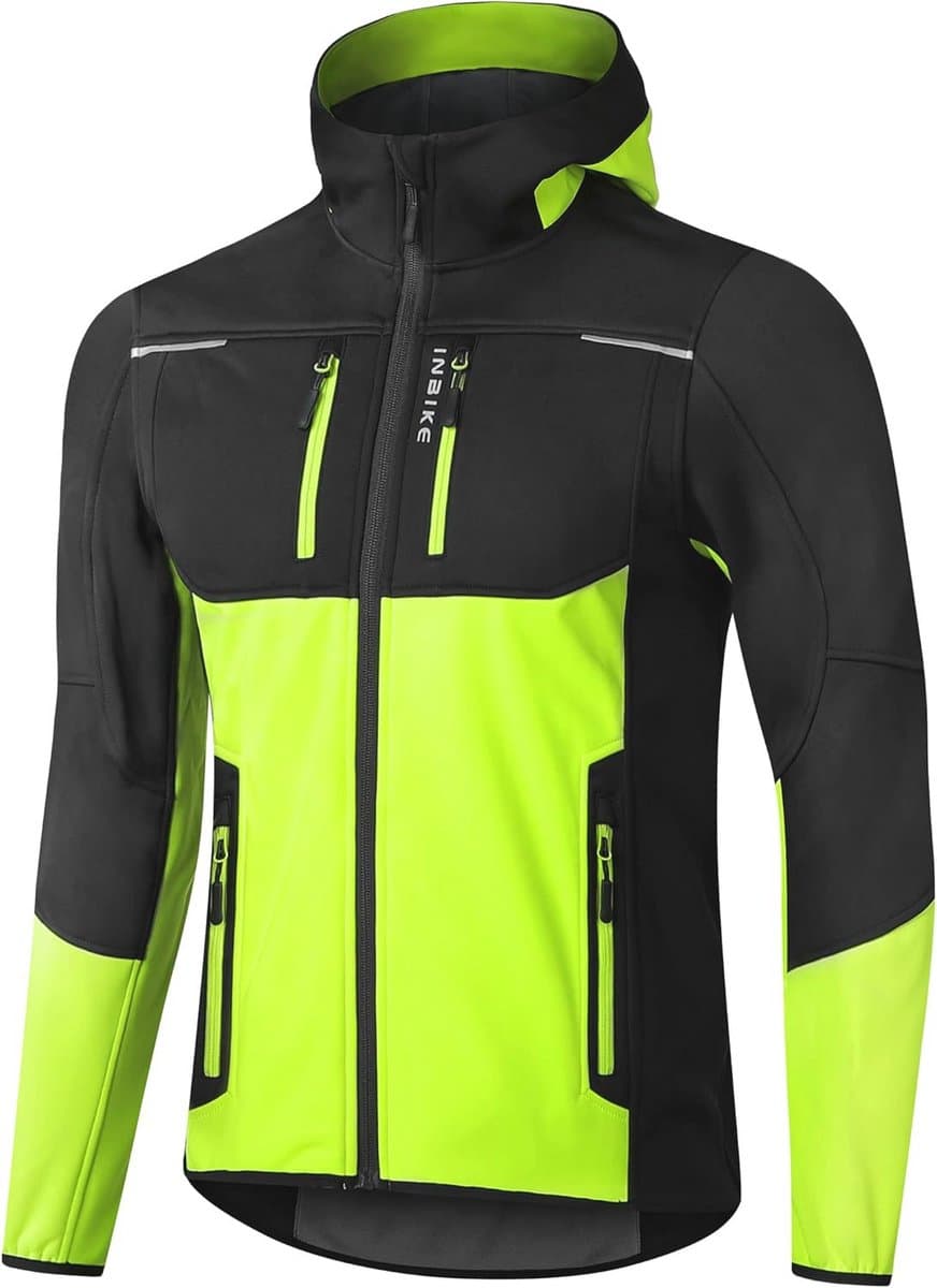 Waterdichte Softshell Fietsjas voor Heren - Ademend en Warm