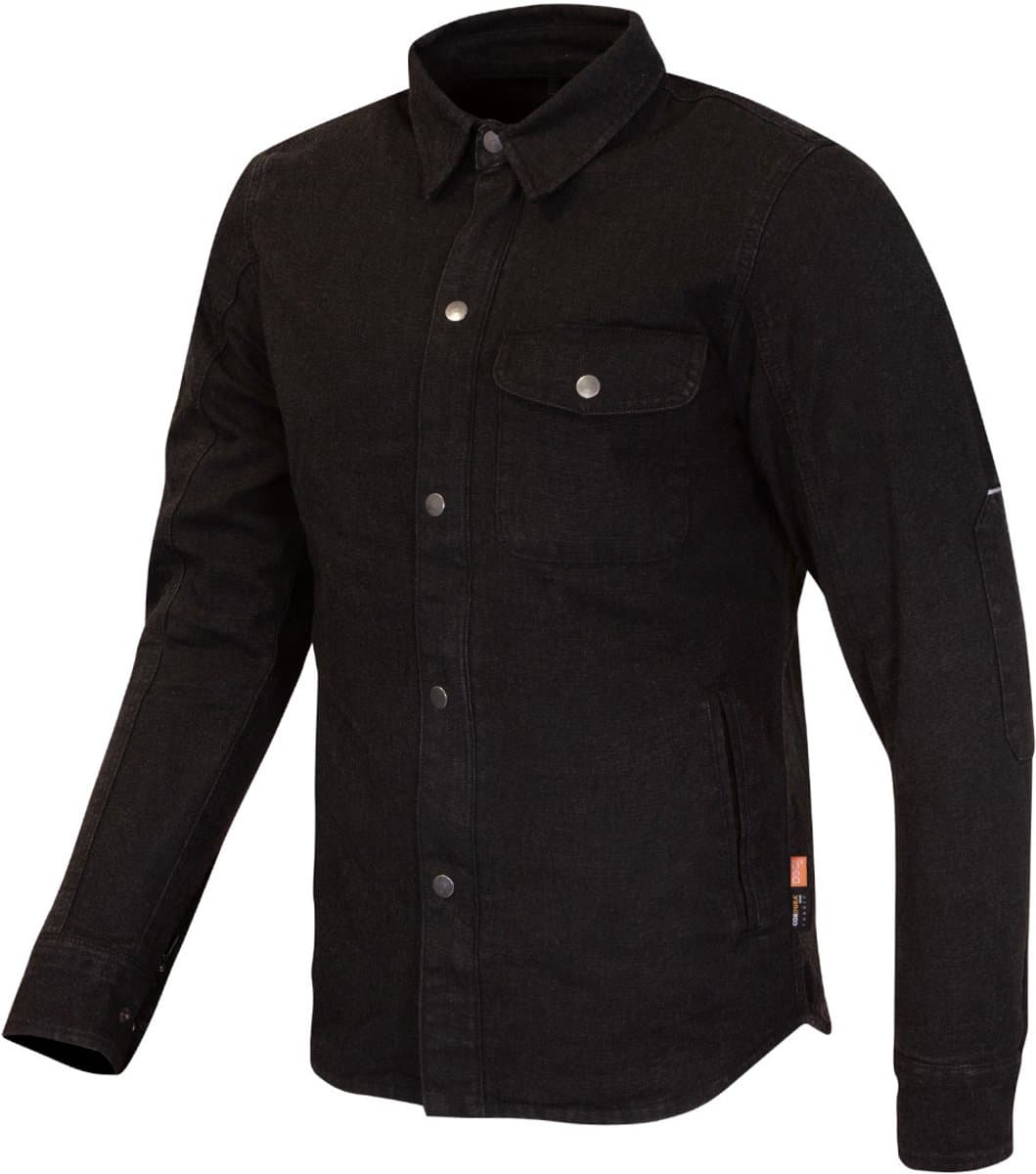 Merlin Porta D30 Canvas Zwart Single Layer Motorshirt - Shirts