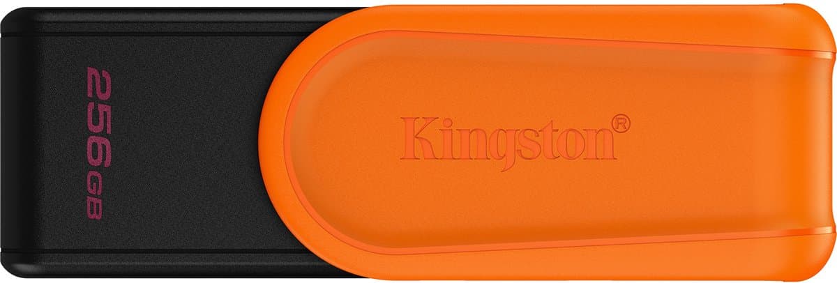 Kingston Technology DataTraveler 256GB Portable USB 3.2 Gen 1 Exodia S (Black/Orange)
