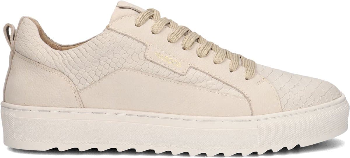 Haboob Lewis Sneakers - Leer - Heren - Beige - Maat 43