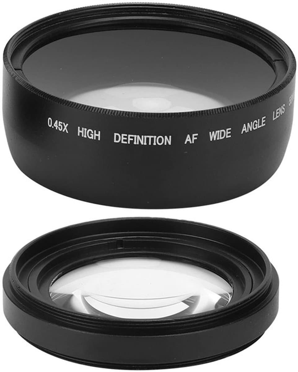 Dailygoods - Groothoekmacrolens 58 Mm - 0,45x Vergroting - Compact en