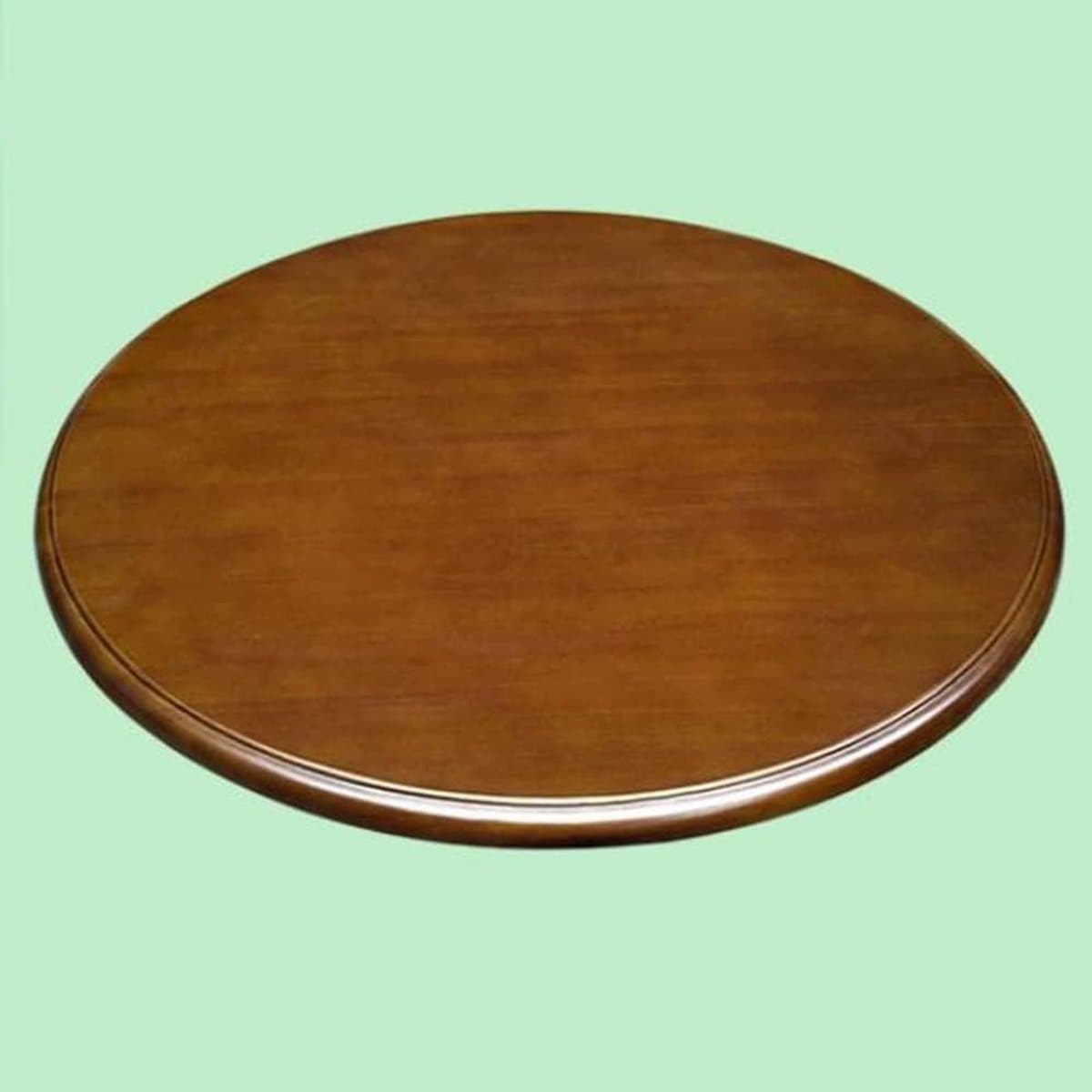 Draaibaar Dienblad - Serveertafel Roterend - Eten Delen - Stille 360 Rotatie - 80 cm - Walnoot