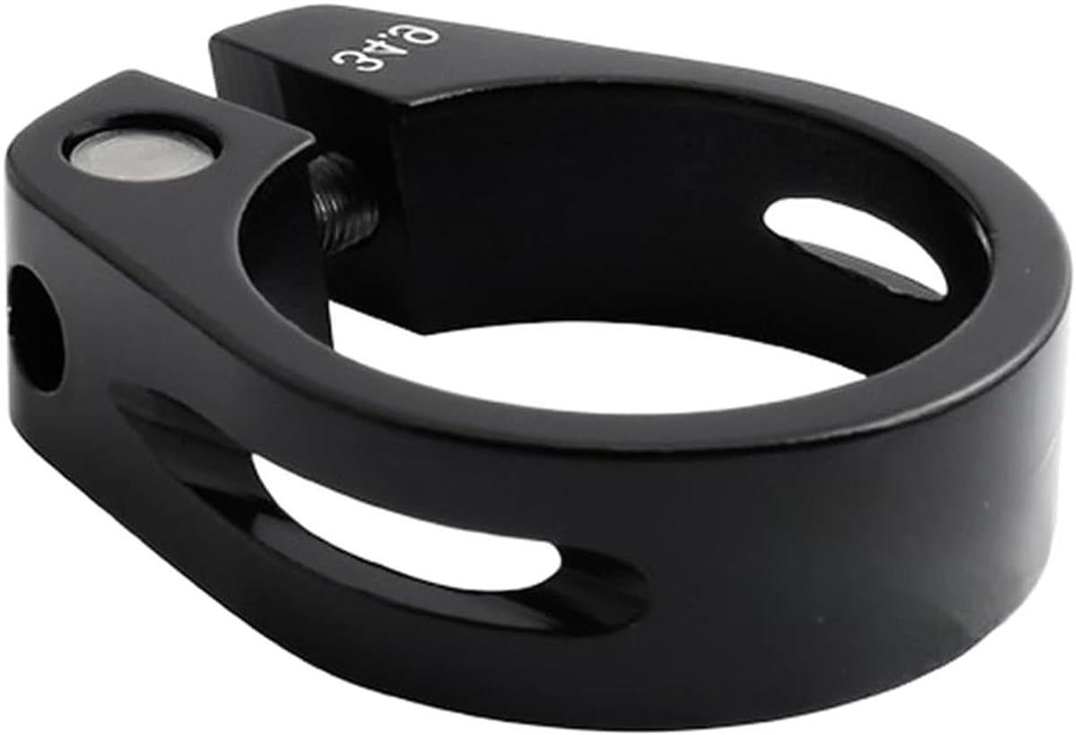 Zadelpenklem - Fietsonderdeel - Fietszadel Verstellen - Lichtgewicht Aluminium - 27.2-31.6 mm - Zwart