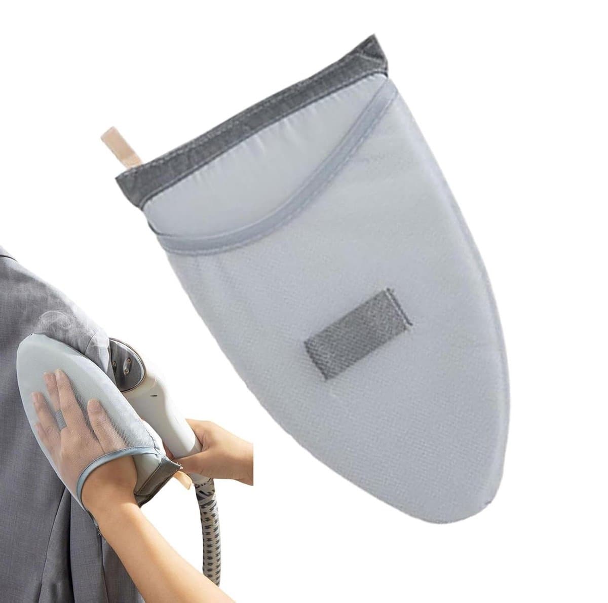Stoomhandschoen - Strijkbescherming - Kleding Stomen - Ademend Mesh - 25 x 14 cm - Grijs