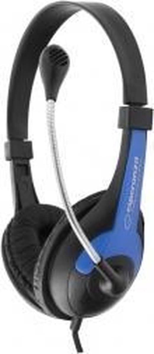 Esperanza EH158B Koptelefoon - Zwart/ Blauw