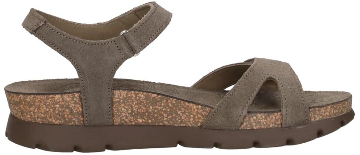 Panama Jack Sulia Sandalen Plat - Taupe - Maat 37