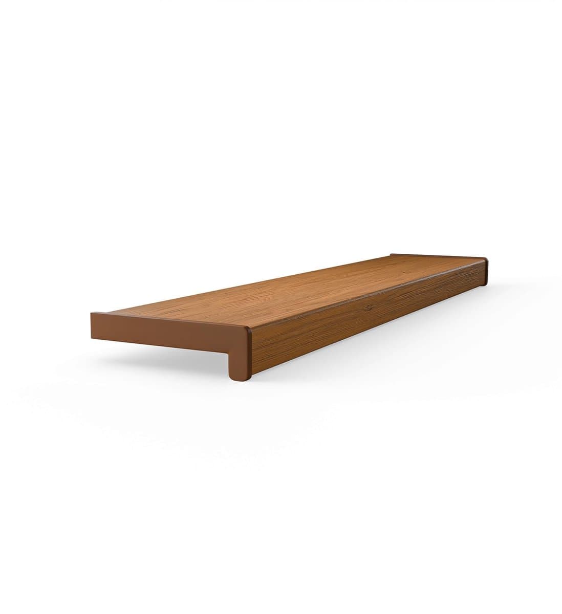 DQ-PP RAAMBOEK PVC - 25 cm x 110 cm - Winchester - Vensterbank - voor Binnengebruik - Binnenvensterbank - Binnen - Per meter - Woonkamer - Decoratie - Kunststof