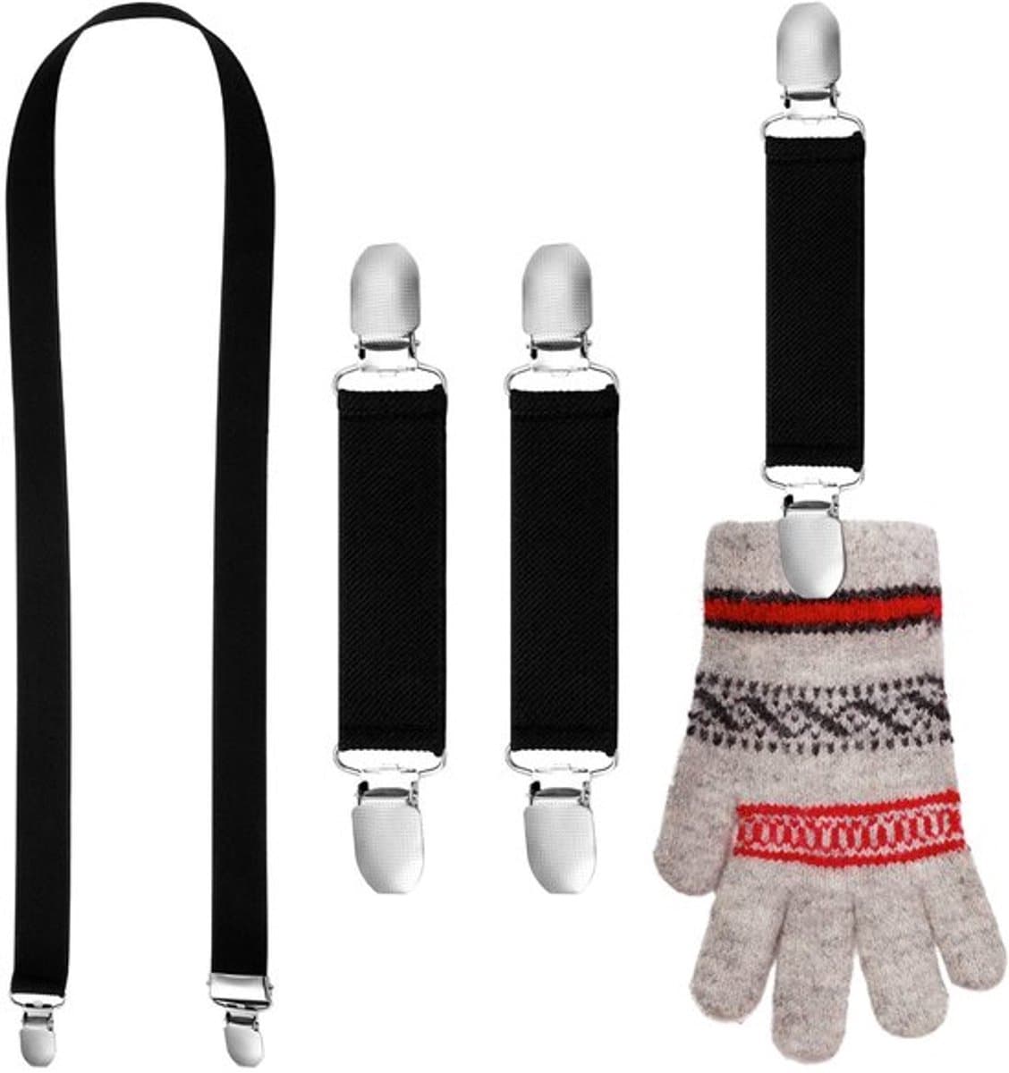 Solidchoice - Dailygoody - Mutsen en wanten clips - Elastische clips - Handig voor
