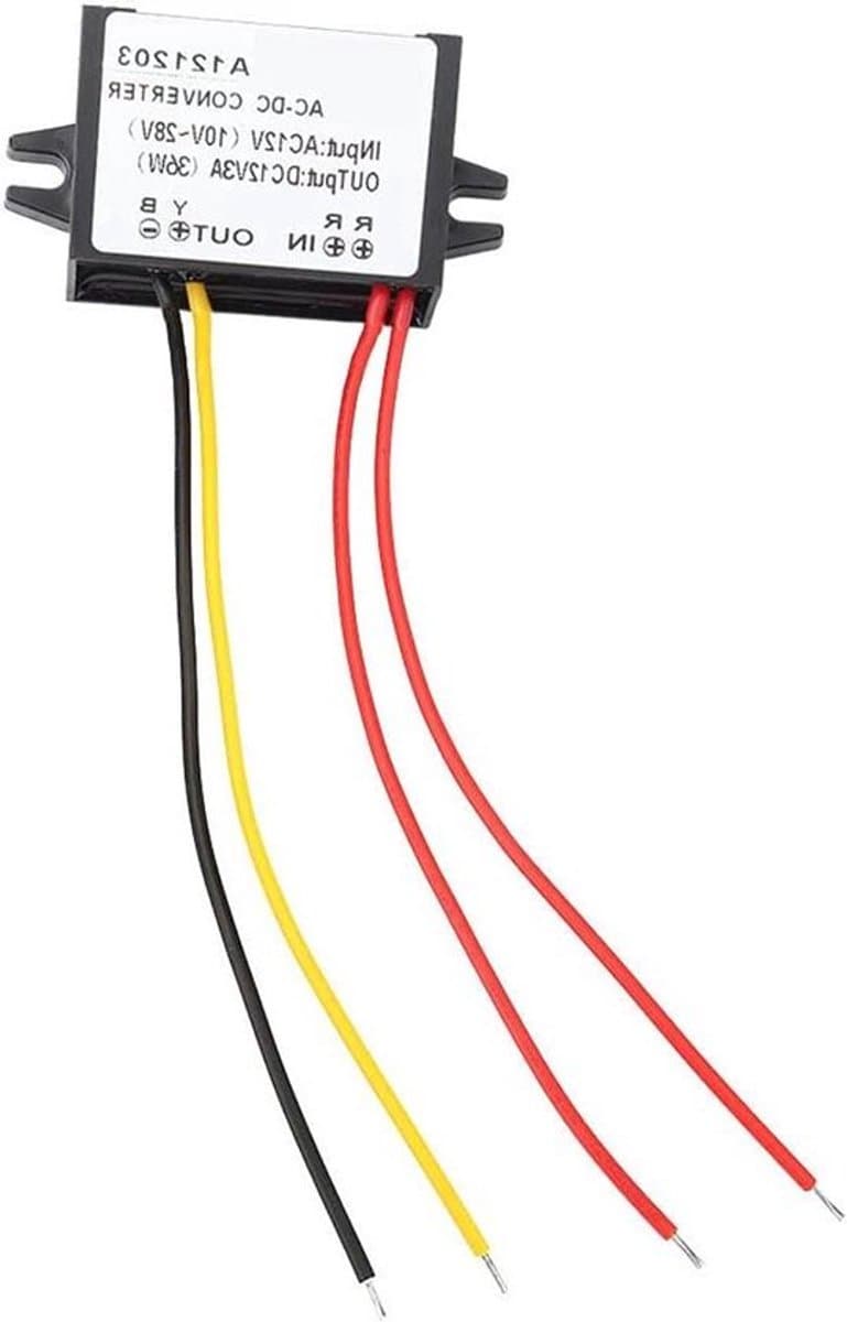 Spanningsomvormer voor autodisplay en monitor - AC naar DC 12 V - Voedingsmodule - 10-28 V - 3 A