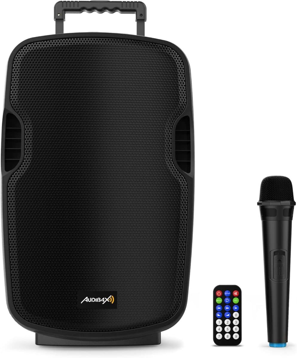 Draagbare Speaker - Bluetooth Geluid - Muziek Afspelen - Ingebouwde Batterij - 25.5 cm Woofer - Blauw