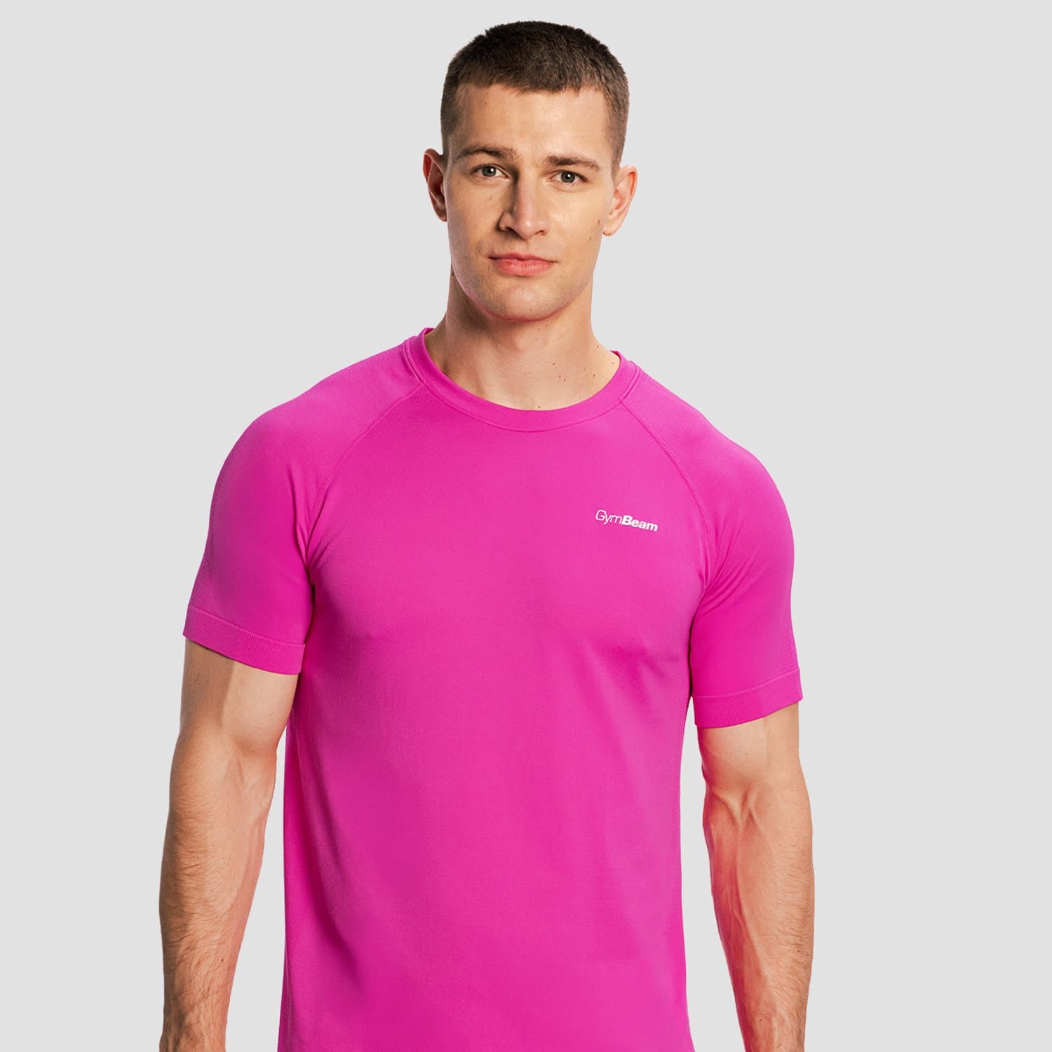 GymBeam Heren Pulse X Hardloop T-shirt Paars XL