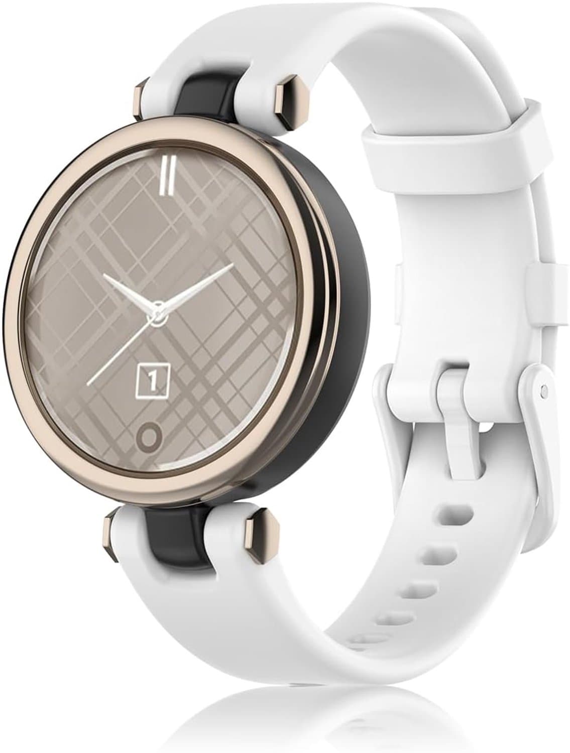 Sportarmband compatibel met Garmin Lily armband, siliconen reservearmband voor dames