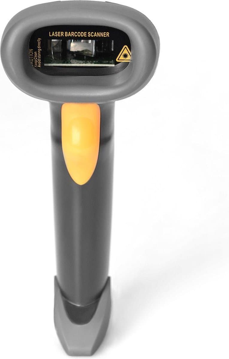 Digitus DA-81001 1D-barcodescanner Kabel 1D LED Zwart Handmatig incl. standaard USB-A