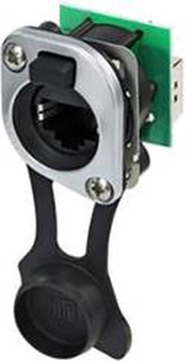 Neutrik Neutrik Econ NE8FDP-Top – etherCON RJ45-doorvoerbus Top NE8FDP-TOP Bus, inbouw Aantal polen 8P8C 1 stuk(s)