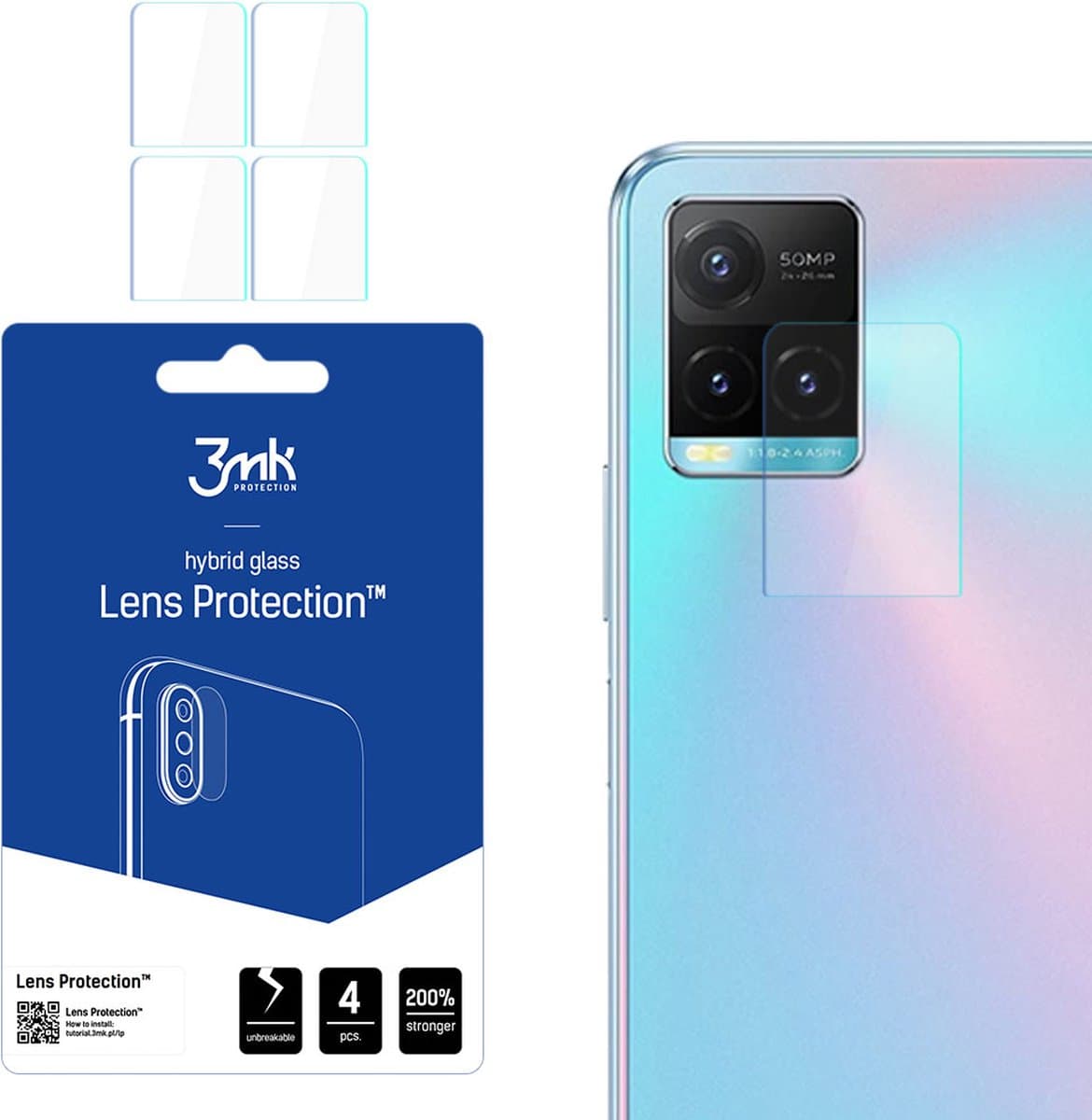 Vivo Y33s - 3mk Lens Protection