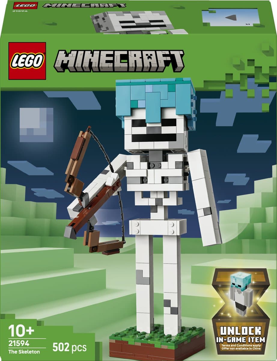LEGO® Minecraft® Het skelet gaming-decoratiespeelgoed 21594