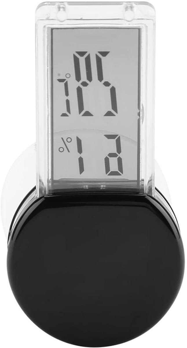 Hygrometer Thermometer - Vochtmeter Temperatuur - Klimaat Monitoren - Waterdichte Kwaliteit - Compact Ontwerp - Zwart