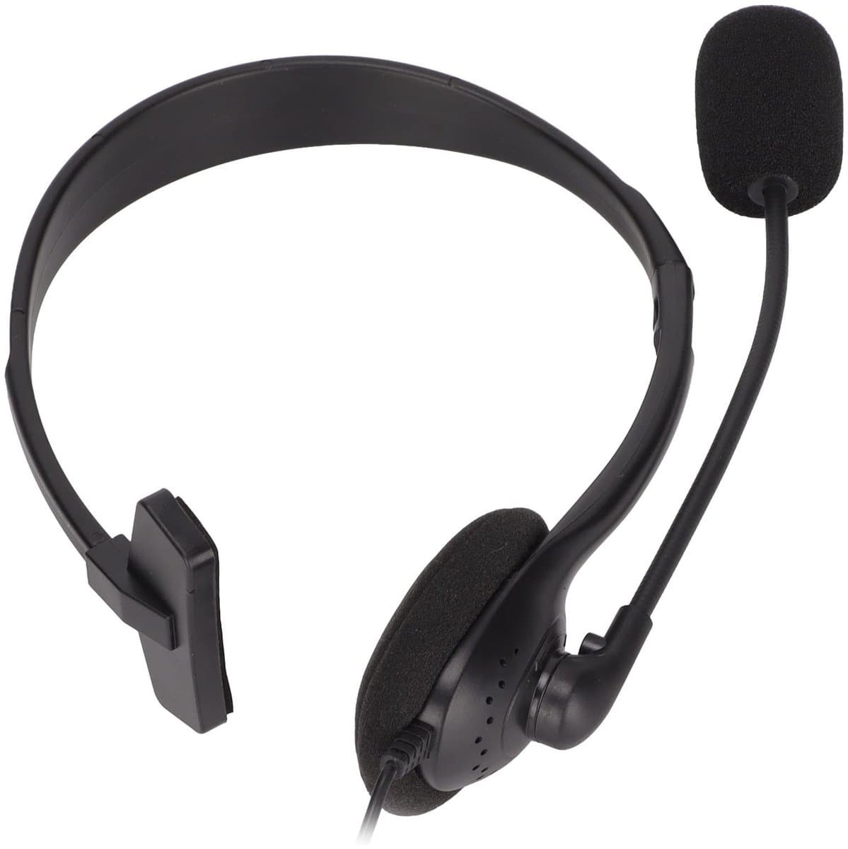 Cosensi - Dailygoody - Headset met Microfoon - Ruisonderdrukking - Ultralicht - Zwart - Klantenservice - Ideaal voor zakelijke gesprekken - Comfortabele oorkuss