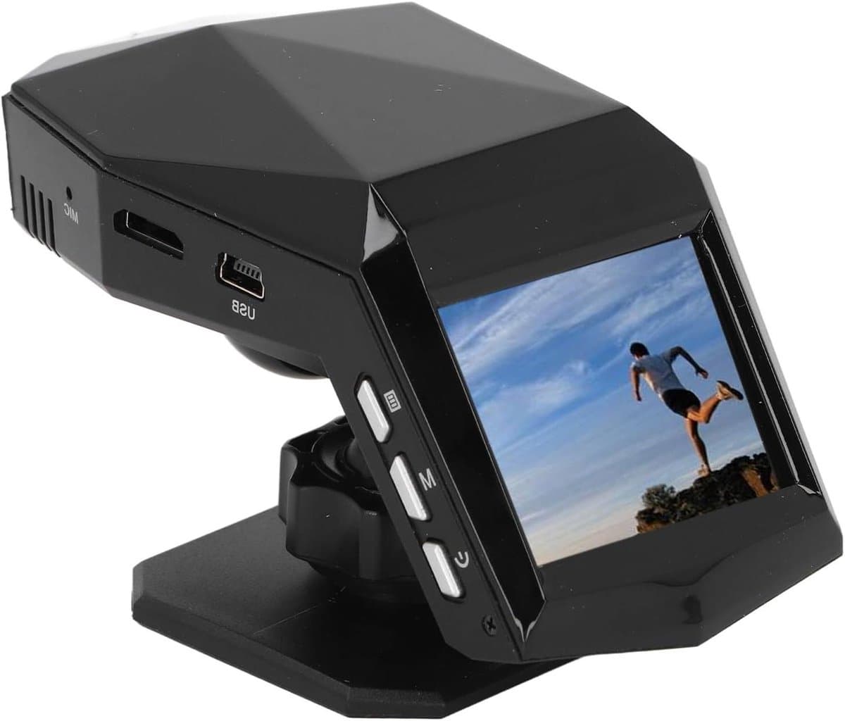 Dashcam Voor en Achter - Autocamera Recorder - Veilige Ritten Vastleggen - 170 Graden Groothoek - 1080P FHD - Zwart