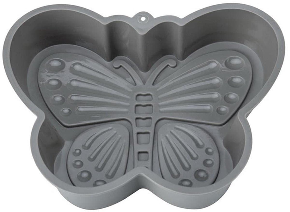 Dailygoody - 3D Vlinder Cake Pan - Nonstick Siliconen Cake Mallen - BPA-vrij - Transparant - Voor Muffin Brood Cheesecake - Vaatwasserbestendig -