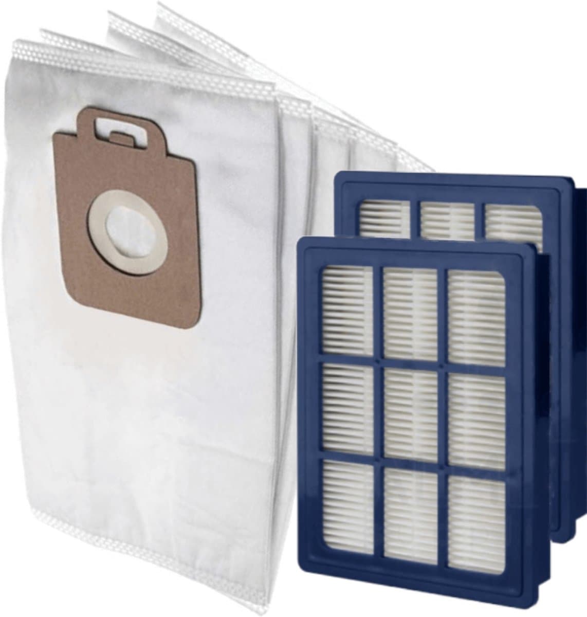 20x Stofzakken + 2 HEPA Filter Onderhoud set geschikt voor Nilfisk Power / Elite / Select stofzuigerzakken stofzuigzak Classic - Special - Superior - Eco - Performance - Comfort - Allergy - P10 P20 P40 - 128389187 - 1471250500
