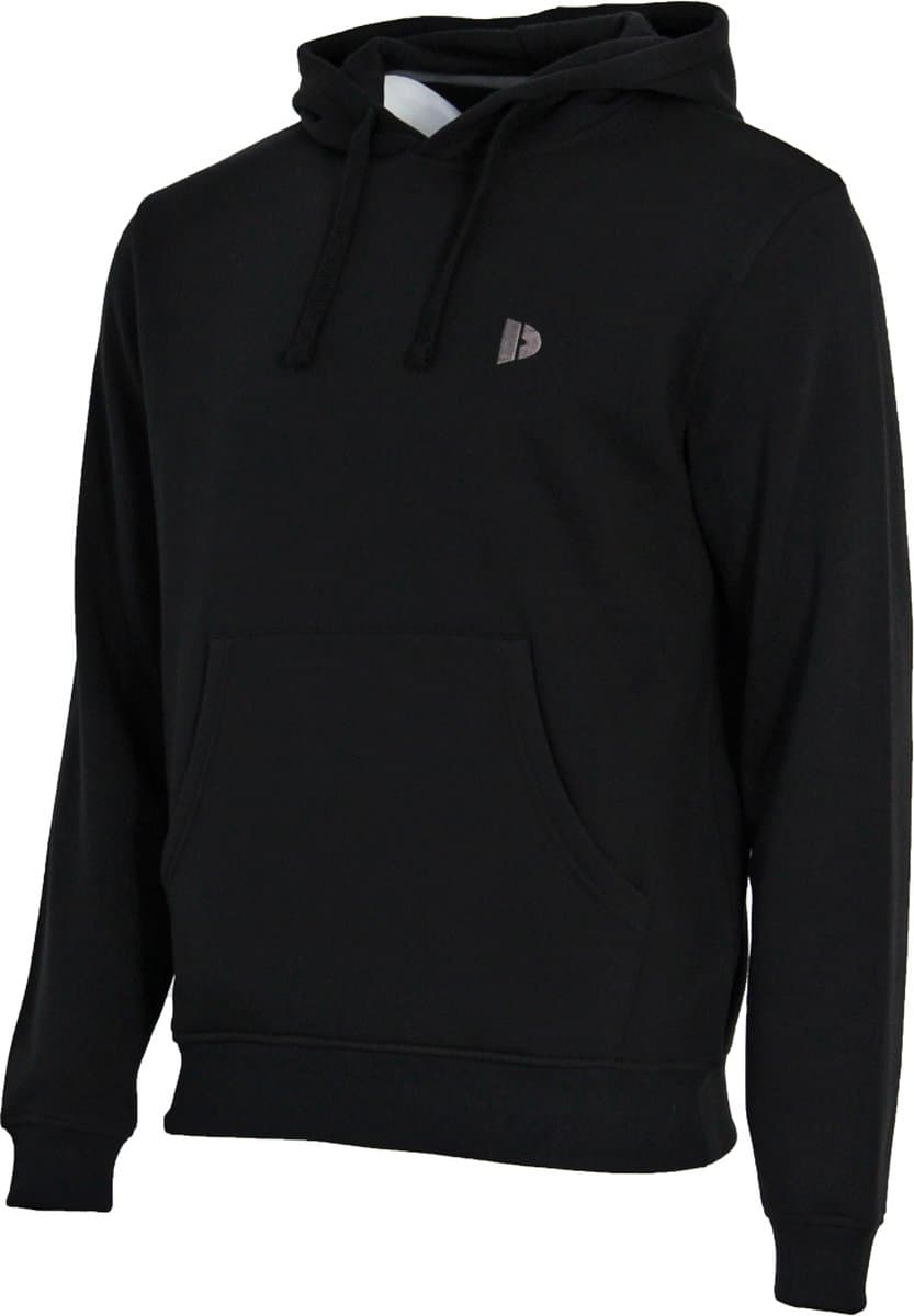 Donnay - Fleece sweater met capuchon (Sem) - Sporttrui - Heren - Black (020) - maat XL