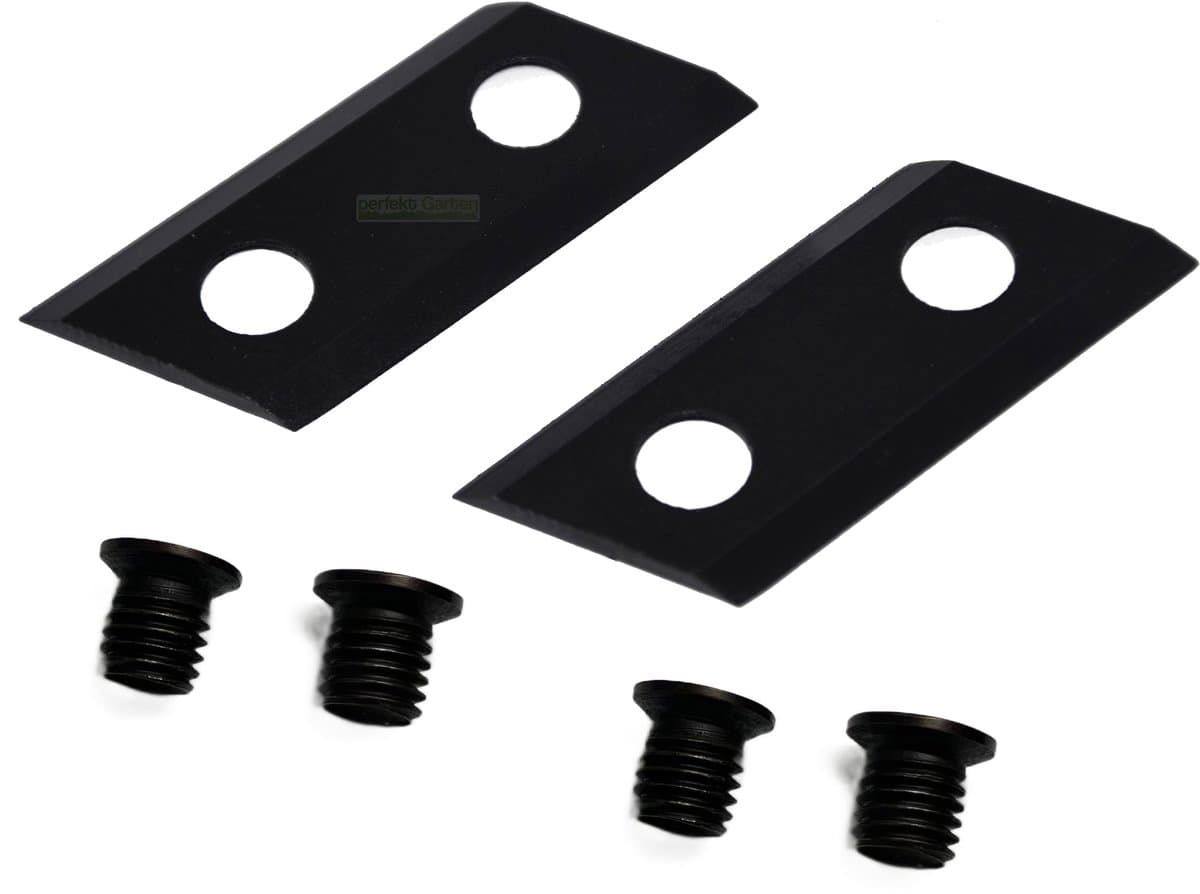 2 x 7,8 cm mes voor versnipperaar / houtversnipperaar voor Scheppach GS 45 / GSH 3400-20K