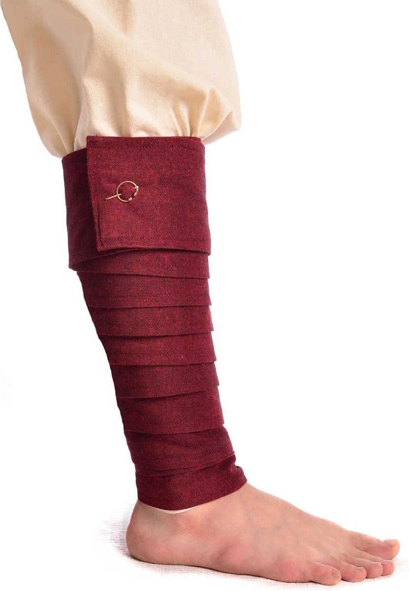 Medieval calf wrap set with fibels made of sturdy cotton - ShopVlot