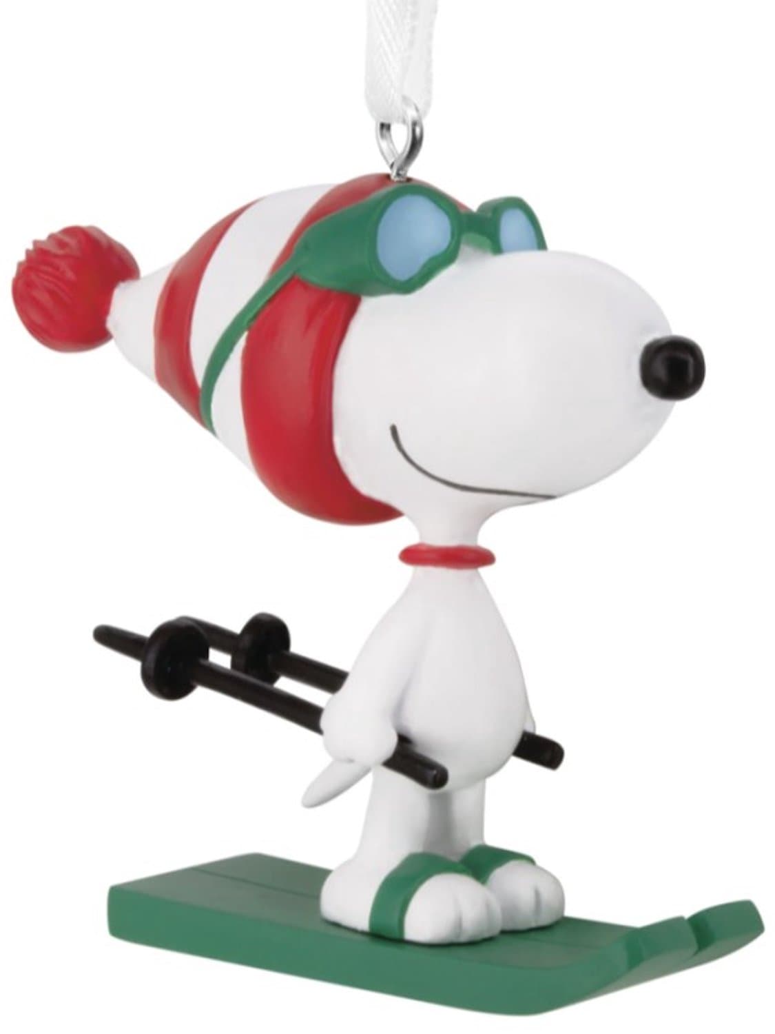 Ornament l93 fc snoopy skiing Hallmark