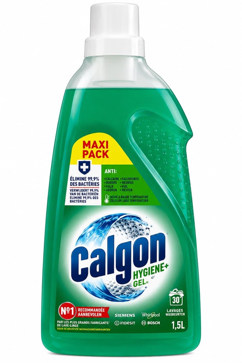 Calgon - Ontkalkingsmiddel - Gel - Anti Kalksteen - Anti Wasmiddelresiduen - Anti Geuren - 1.5 L - 30 Wasbeurten